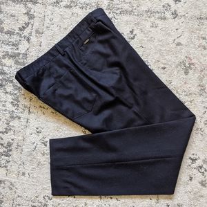 Hugo Boss Wool Navy Dress Pants 36x32